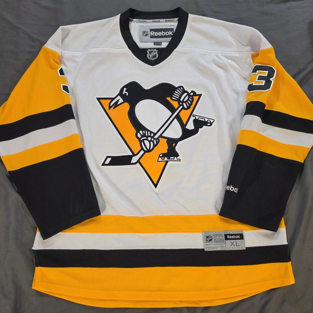 Reebok NHL Pittsburgh Penguins Olli Maatta 3 Jersey Mens XL White Away 7185A
